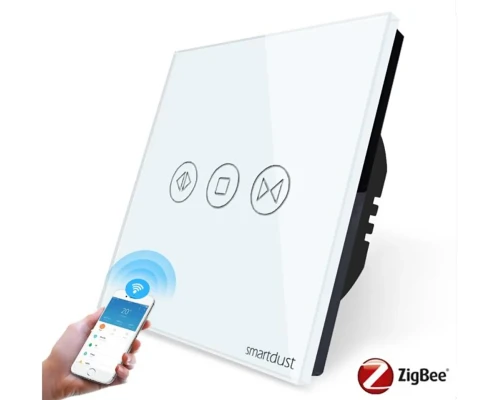 Сенсорний Zigbee вимикач штор SK-Z801C – 3 клавіші